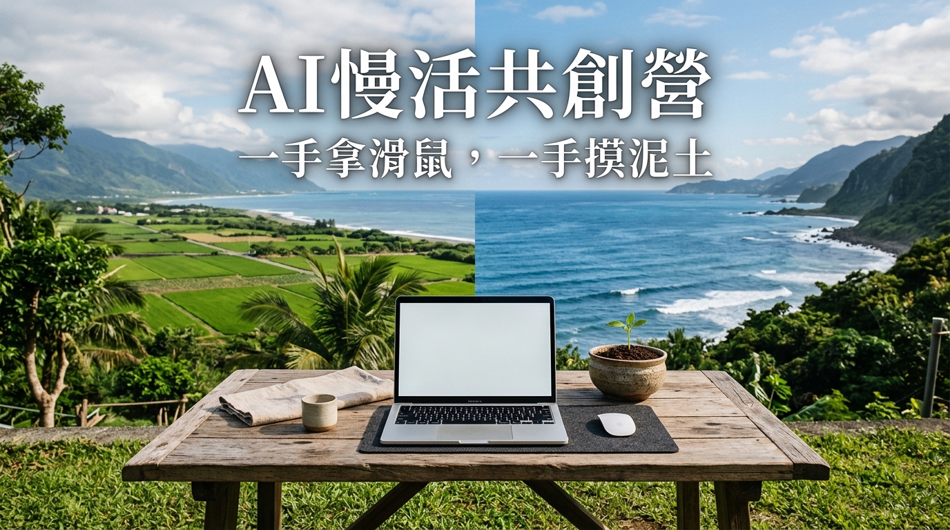 Hapa 的 AI 慢活共創營活動海報