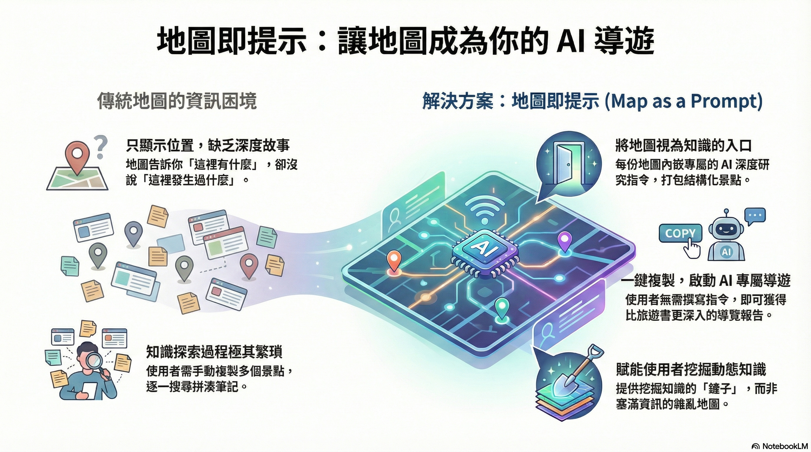 地圖即提示：AI導遊