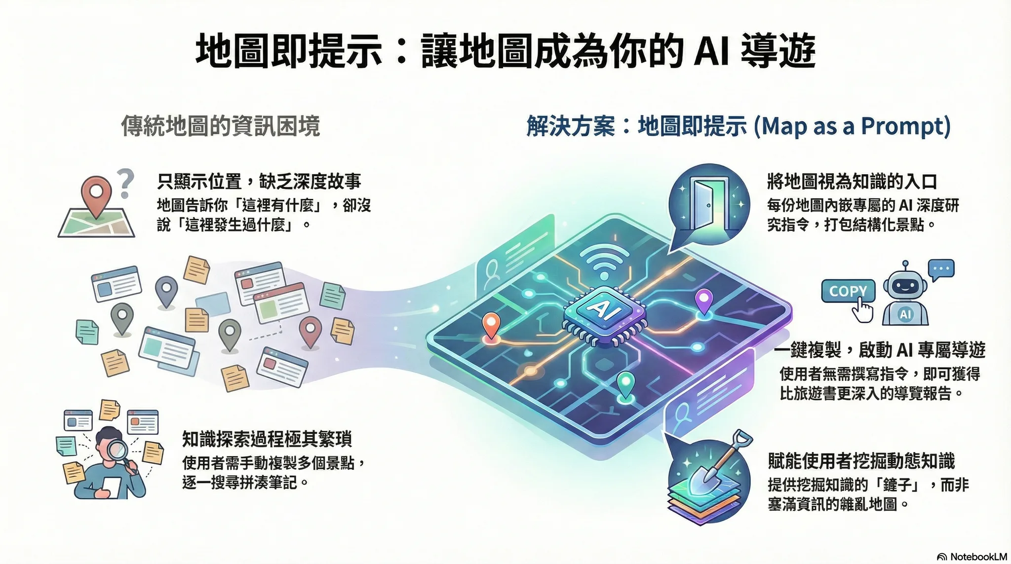 地圖即提示：AI導遊