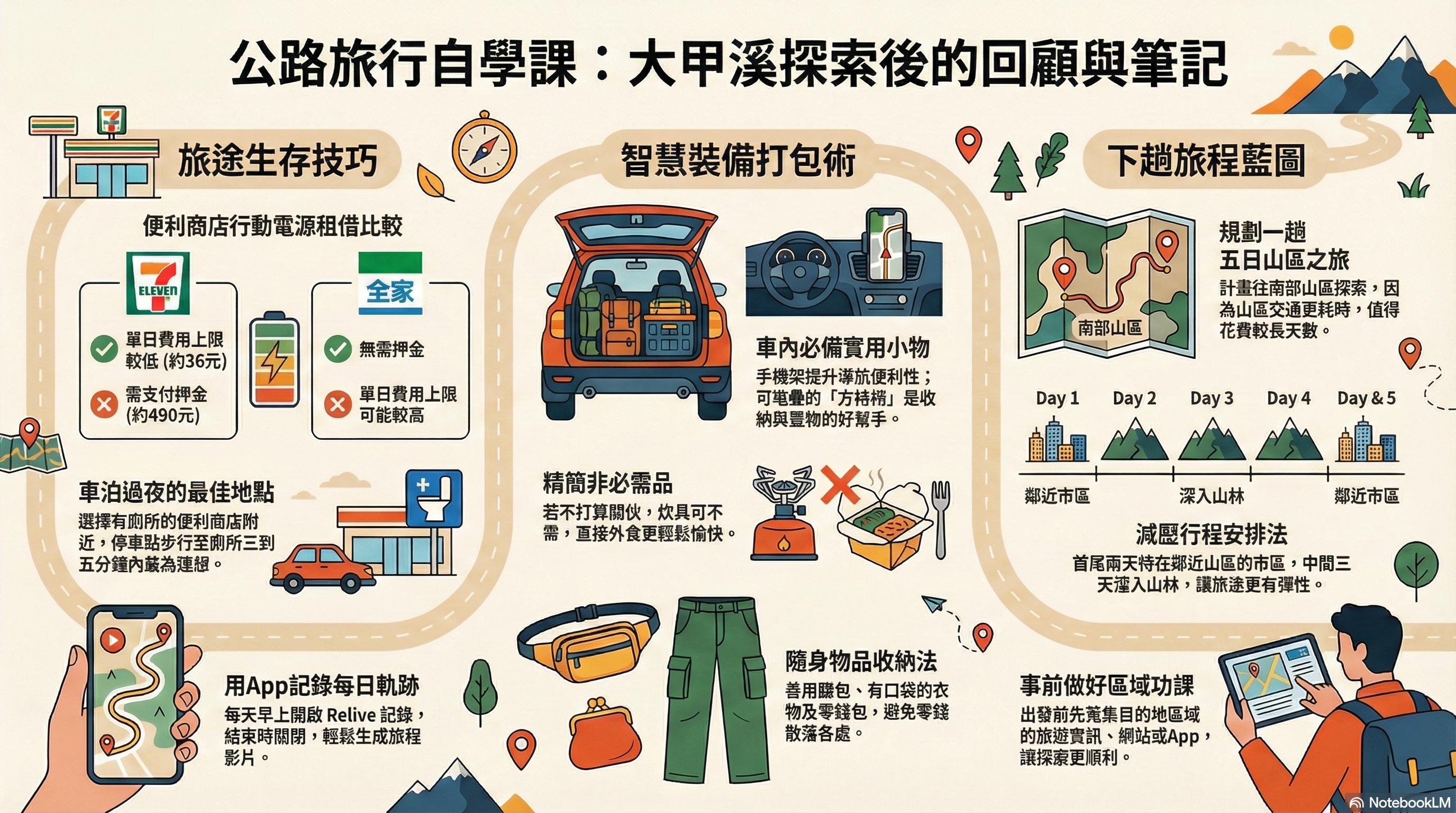 車泊旅行必備技巧指南