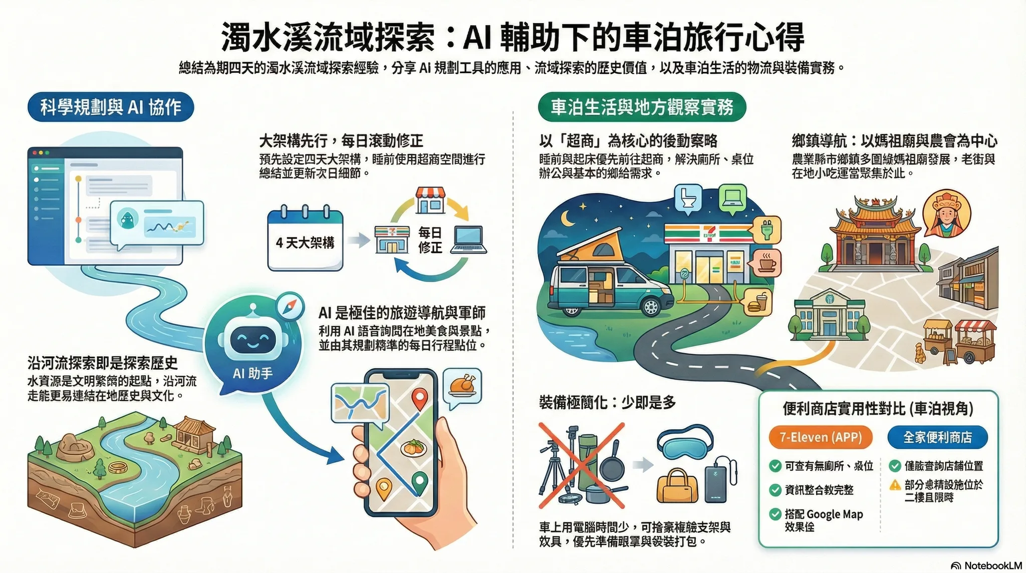 濁水溪車泊:AI智慧探索
