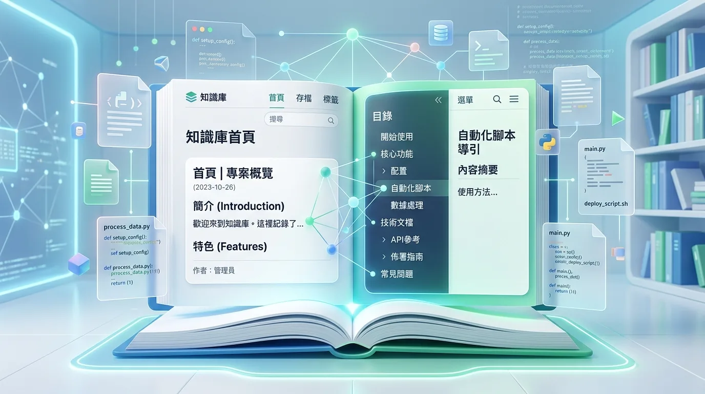 Knowledge Base interface displaying tree menu, categories, and code files
