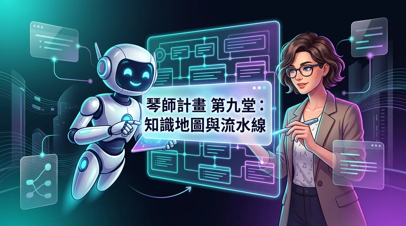 琴師計畫第九堂:知識地圖與流水線