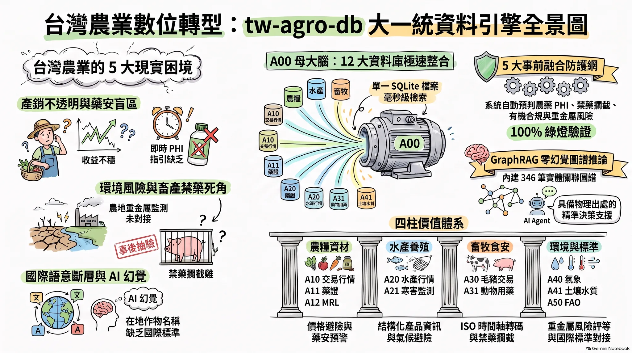 台灣農漁畜開放數據全景圖鑑